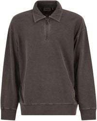Carhartt - Faded Cotton Half-Zip Sweatshirt - Lyst