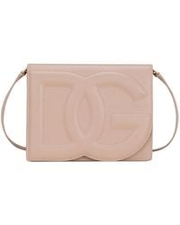 Dolce & Gabbana - DG Logo Leder Crossbody Tasche - Lyst