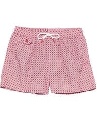 Kiton - Geometric Print Swimsuit - Lyst