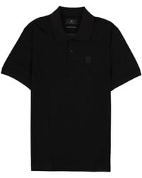 Belstaff - Polo "Steel" Con Patch Logo - Lyst