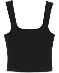 Entire studios - Ganzer Studios Square Neck Panzer Ruß ist eine großartige Show. - Lyst