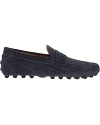 Tod's - Tod 's Gommino Bubble Sole In Suede Leer - Lyst