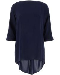 Max Mara - Midnight Triacetate Blend Ferro Blouse - Lyst