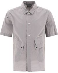 C.P. Company - Poplin Shirt With Pockets - Lyst