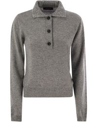 Fabiana Filippi - Polo Collar Sweater - Lyst