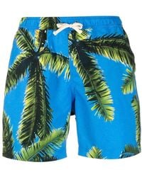 BLUE SKY INN - Palm Tree-print Swim Shorts - Lyst
