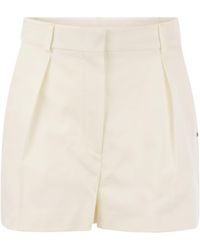 Sportmax - Shorts en coton lavés Unico - Lyst