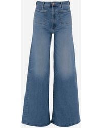 Mother - Wide-Leg Denim Jeans With High Waist - Lyst