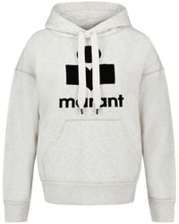 Isabel Marant - Mansel Gz Sudadera Algodón Blanco - Lyst