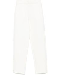 Emporio Armani - Cotton Trousers - Lyst