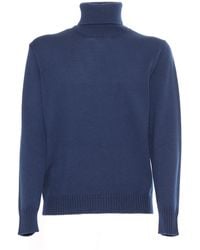 Ballantyne - T Neck Pullover Wool Turtleneck - Lyst