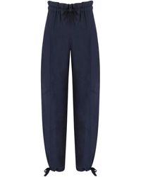 Ganni - Drawstring Trousers - Lyst