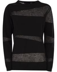 Fabiana Filippi - Platinum Boat Neck Sweater - Lyst