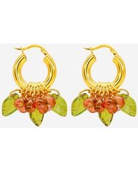 Annele - Cranberry Queen Earrings - Lyst