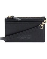 Marc Jacobs - The Leather Top Zip Polslet - Lyst