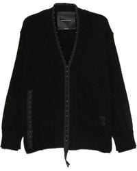 FEDERICO CINA - Corset Distressed Cardigan - Lyst
