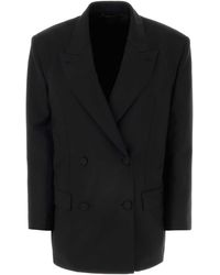 Givenchy - Wool Blend Oversize Blazer - Lyst
