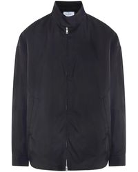 Prada - Triangle Logo Oversize Jacket - Lyst