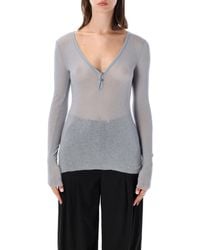 James Perse - Cotton Cashmere Henley - Lyst