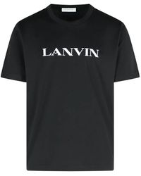 Lanvin - Bedrukt T -shirt - Lyst