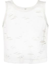 R13 - Distressed Tank Top - Lyst
