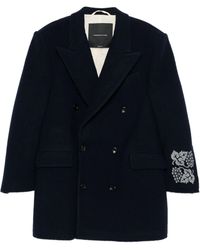 FEDERICO CINA - Double Breasted Coat - Lyst