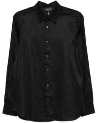Emporio Armani - Allover Logo Shirt - Lyst