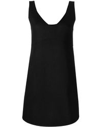 P.A.R.O.S.H. - Shiftkleid Mit V-Ausschnitt - Lyst