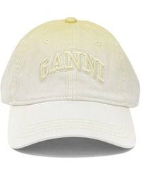 Ganni - Baseball Cap With Logo - Lyst