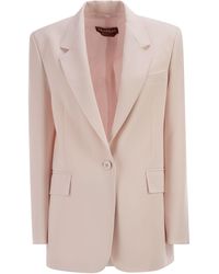 Max Mara - Mstbosco Cady-blazer Met Enkele Rij Knopen - Lyst