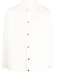 Jil Sander - Logo Cotton Jacket - Lyst