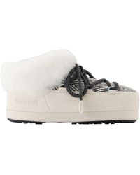 Moon Boot - Mb X Gir Evx Sandalen Leer Wit - Lyst