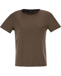 Max Mara - Smmsegale T-shirt Van Katoen En Modal Jersey - Lyst