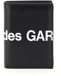 Comme des Garçons - Kleine zweifach faltbare Geldbörse mit großem Logo - Lyst