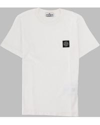 Stone Island - Mini Graphic Tee For Boys - Lyst