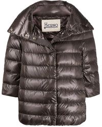 Herno - Aminta Nylon Cape - Lyst