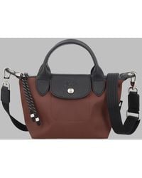 Longchamp - Small Nylon Top Handle Crossbody Bag - Lyst