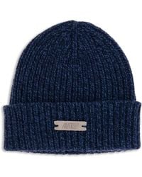 Autry - Mütze Main einzigartige gestrickte Blau - Lyst