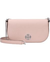 Tory Burch - Borse A Tracolla Chelsea Donna Pelle Rosa/Argento - Lyst