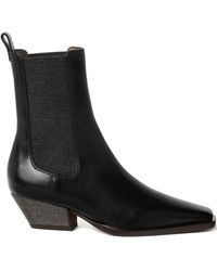 Brunello Cucinelli - Klassische Chelsea-Boots 50Mm - Lyst