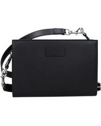 Gucci - Schoudertassen Mannen Leer Zwart - Lyst