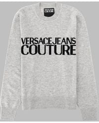 Versace Jeans Couture - Logo Crewneck Sweater - Lyst