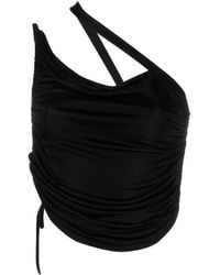 ANDREADAMO - Andreadamo Shoulder Crop Top - Lyst