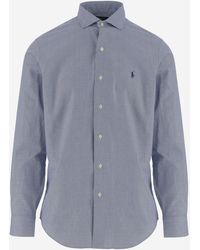 Polo Ralph Lauren - Baumwollhemd mit Logo - Lyst