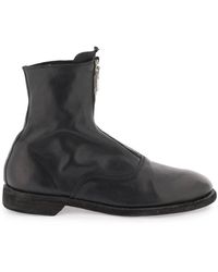 Guidi - Boots de tobillo de cuero con cremallera frontal de - Lyst