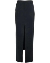 Tom Ford - Falda larga con abertura y botones - Lyst