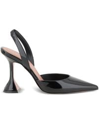 AMINA MUADDI - Holli Patent Leather Slingback Pumps - Lyst