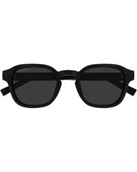 Gucci - Sonnenbrille Gg2106 S 001 Schwarz/Grau Herren - Lyst