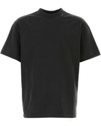 Prada - Slate Cotton T-Shirt - Lyst