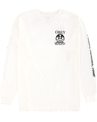 Obey - T-Shirt "Precision" A Manche Lunghe - Lyst